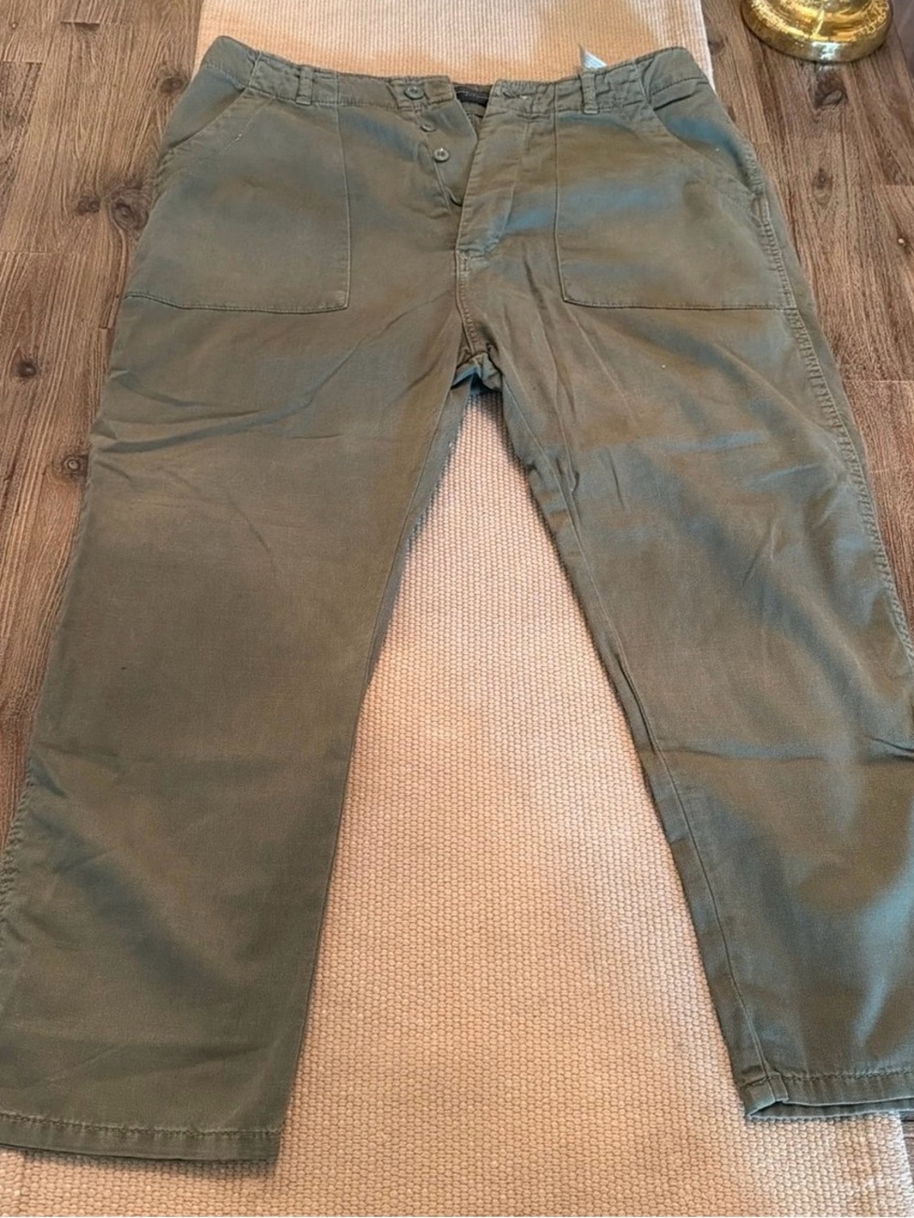 Zara Olive Green Pants 6